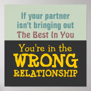 RELACIÓN EQUIVOCADA ~ Poster / impresión