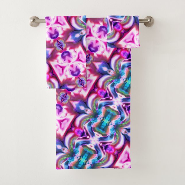 Relación rosa y colorida con un estilo de cristal  (In situ)