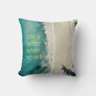 Relajación de la almohada de imagen de playa retir