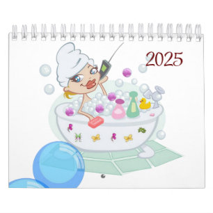 Relajación del Baño de burbujas del calendario 202
