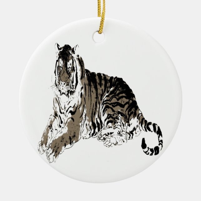 Relajación del ornamento del tigre (Frente)