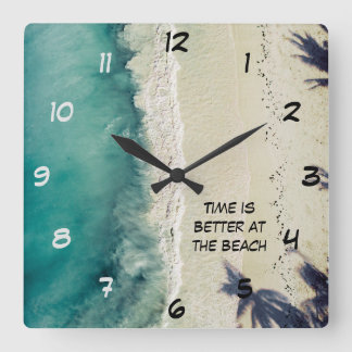 Relajación del reloj de playa