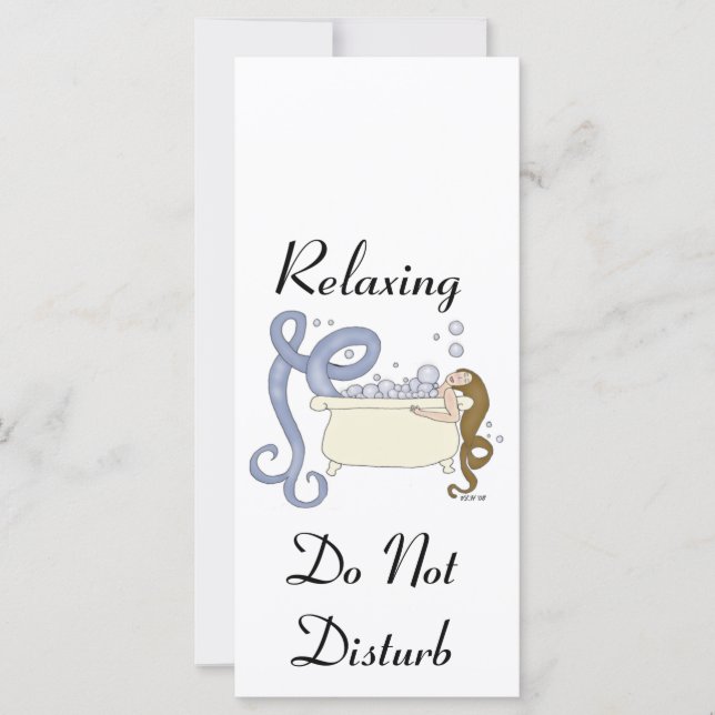 Relajación No molestar ImagineMermaid.com Promo (Anverso)