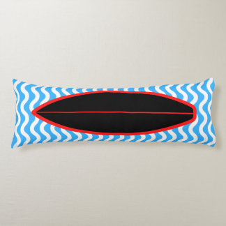 Relajante almohada del cuerpo de surf de las olas