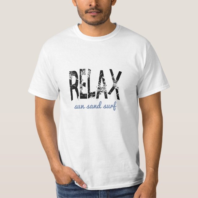 Relajarse Sol Arena Ola Remera Unisex (Anverso)