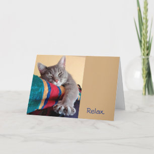 Relájate... Es una tarjeta de retiro de despedida