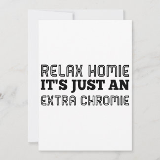 relájate homie es solo una camiseta hipster chromi