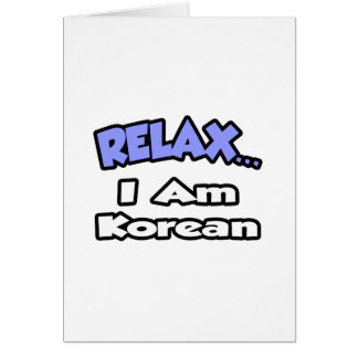 Relájate... Soy Coreano