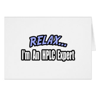 Relájate, soy experto en HPLC
