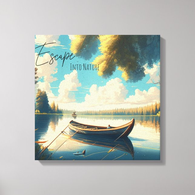 Relájate | Temática de camping | Arte digital (Anverso)