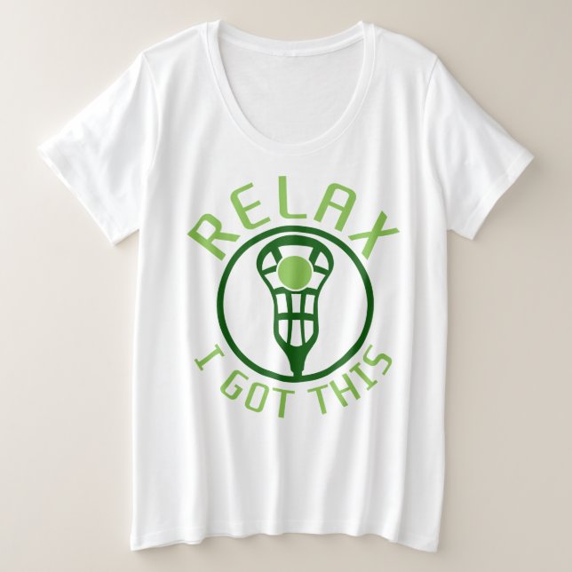 Relájate, Tengo Este Lacrosse (Anverso del diseño)