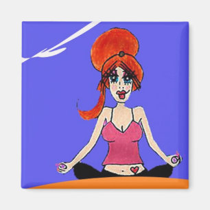 Relaje el imán de la yoga