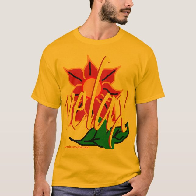 Relaje la camiseta tropical - pharrisart (Anverso)
