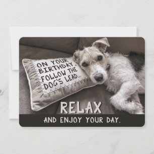 Relájese como las tarjetas del feliz cumpleaños