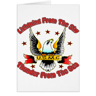 Relámpago del USMC del trueno del cielo del mar