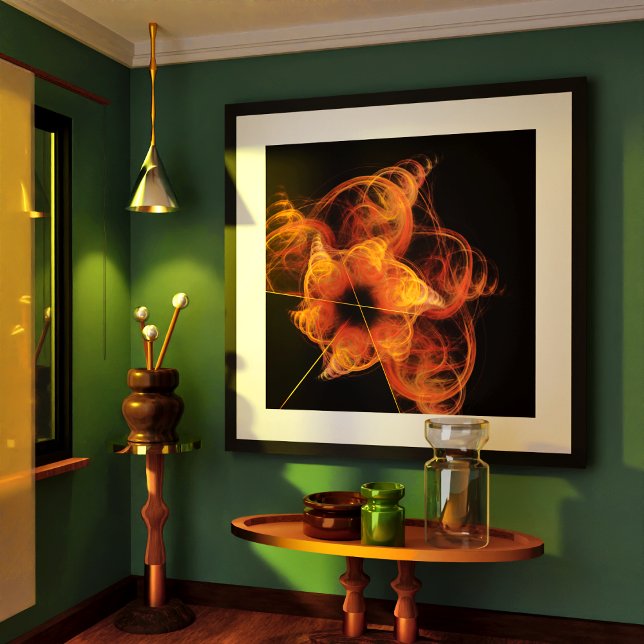 relámpagos arte abstracto (Lightworks Abstract Art Poster)