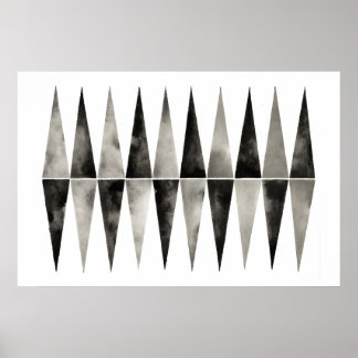 Relatividad. Arte moderno. Blanco negro. Geométric