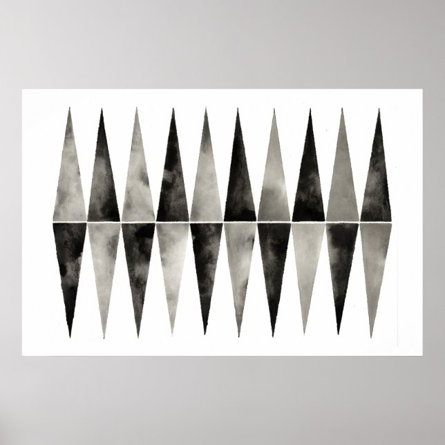 Relatividad. Arte moderno. Blanco negro. Geométric (Frente)