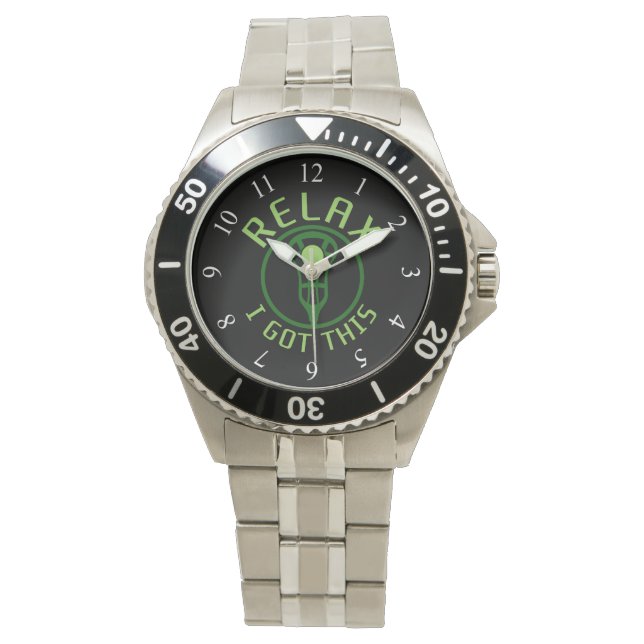 ReLAX Tengo Este Reloj De Pulsera Lacrosse (Anverso)