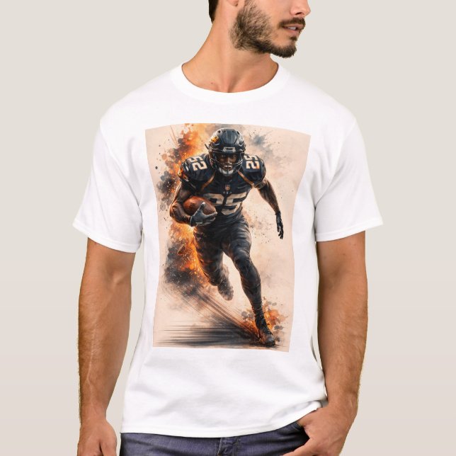 Relentless Rush – Camiseta de Fútbol Americano Pow (Anverso)