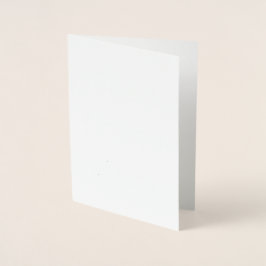 Relieve Metalizado Acentuados con papel de aluminio en tarjeta person