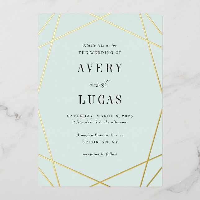 Relieve metalizado de cuadro de Geo Invitación a m (Anverso)