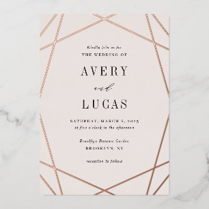 Relieve metalizado de cuadro de Geo Invitación a m