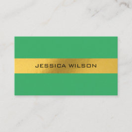 Relieve metalizado de moda marco de oro tarjeta de