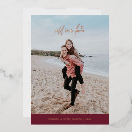 Relieve metalizado de toda nuestra tarjeta de El d