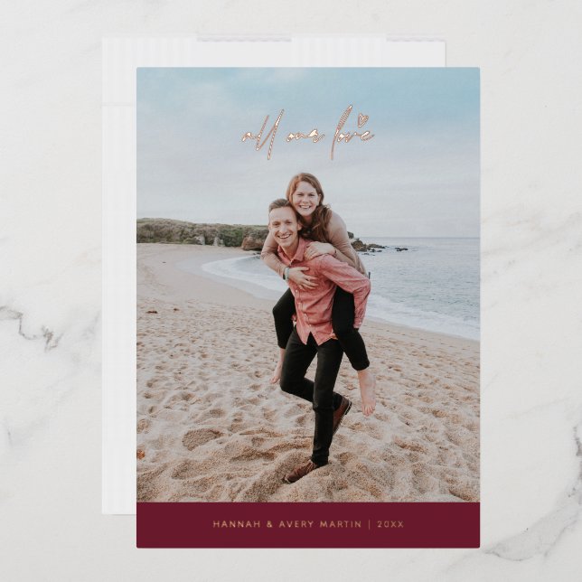 Relieve metalizado de toda nuestra tarjeta de El d (Sobre)