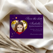 Relieve metalizado del corazón de la foto de Glam