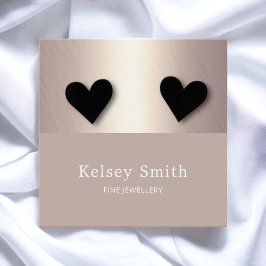 Relieve metalizado dorado falso en la tarjeta de v