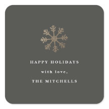 Relieve metalizado falso de Snowflake | pegatina d