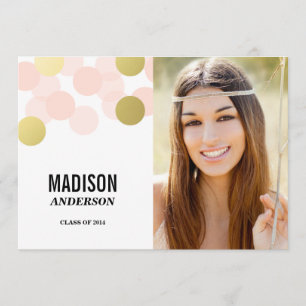 Relieve metalizado Glamour Faux   Invitación a la 