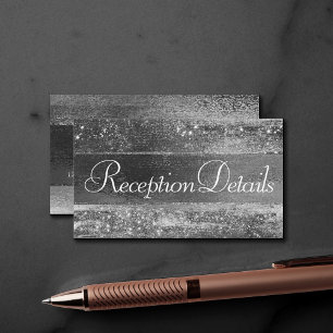 Relieve metalizado Glitzy Recepción Platinum Sil