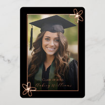 Invitación de Celebración de Graduación con Foto y