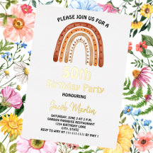 Invitación de cumpleaños personalizada con lámina 
