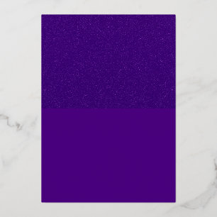 Relieve Metalizado Invitación de papel de aluminio morado con textura