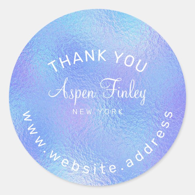 Relieve metalizado irlandés falso Pegatina redondo (Anverso)