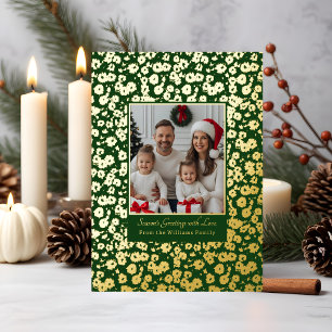 Relieve metalizado Navidades de la plantilla de la