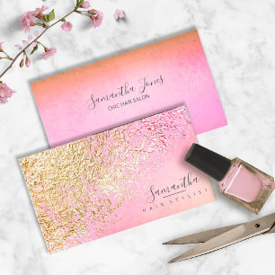 Relieve metalizado Resumen de la tarjeta de oro ID