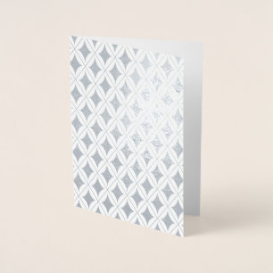 Relieve Metalizado Tarjeta de felicitación con papel de aluminio de d