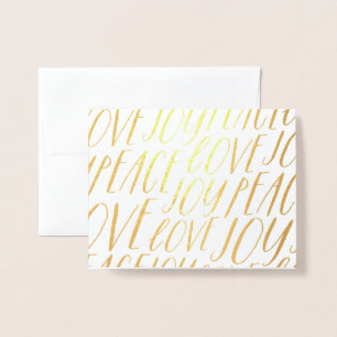 Relieve Metalizado Tarjeta de Felicitación de Navidad con Papel de Or