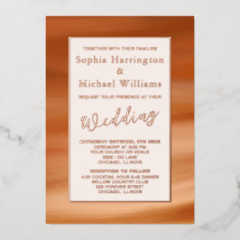 Relieve metalizado Terracotta Boho Plantilla edita