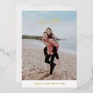 Relieve metalizado Toda Nuestra Tarjeta El día de 