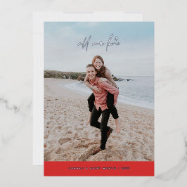 Relieve metalizado Toda Nuestra Tarjeta El día de 