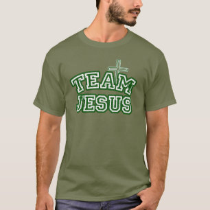 Religión cristiana Mens Jesus equipo camiseta
