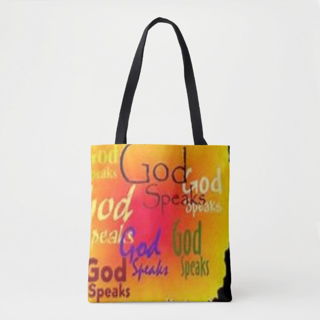 religión de dios de la bolsa de tote (Anverso)
