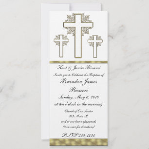 Religioso, bautismo, Invitación de confirmación