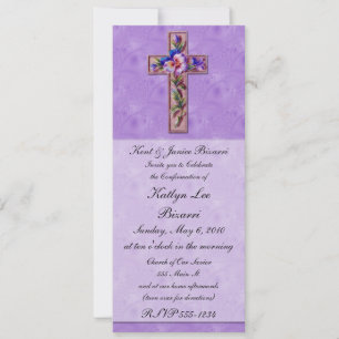 Religioso, bautismo, Invitación de confirmación